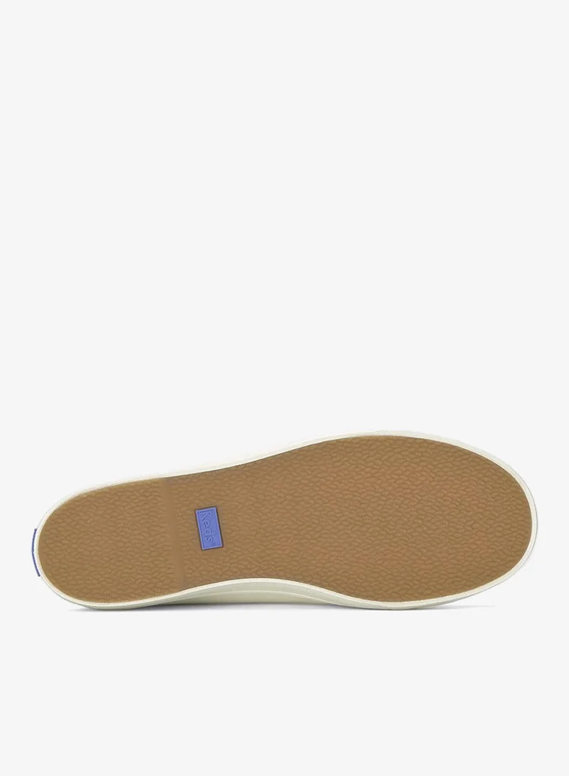 Keds Egret/Gold Keds Women's Cruise Lace Up Leather Casual Sneaker Beige for Women | Best Price UAE